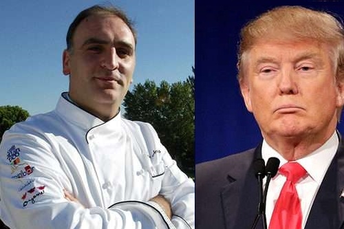 Chef español demanda a Donald Trump